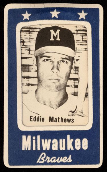 1957 Eddie Mathews Cloth Pin